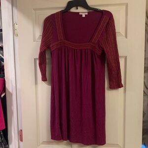 Romeo & Juliet Couture Deep Red Knit Dress
